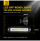 48W LED Boat -  DC9-60V - Black casing spreader light - Emmitt Color: Tri-color  - WK-48BTX-AZLED